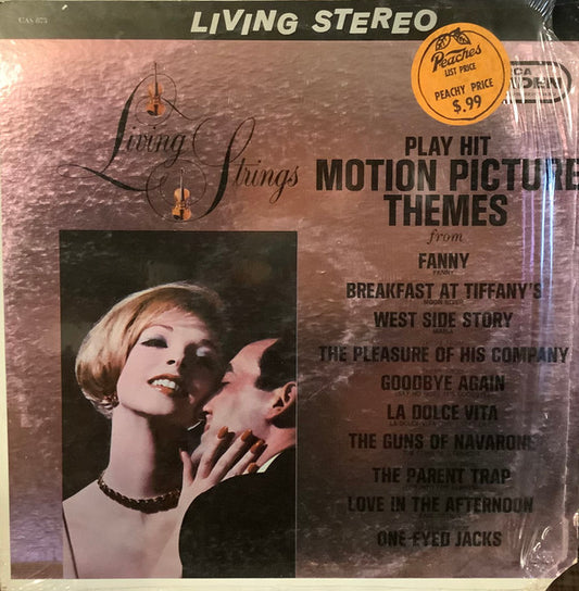 Living Strings - Play Hit Motion Picture Themes (LP) (VG) - Endless Media