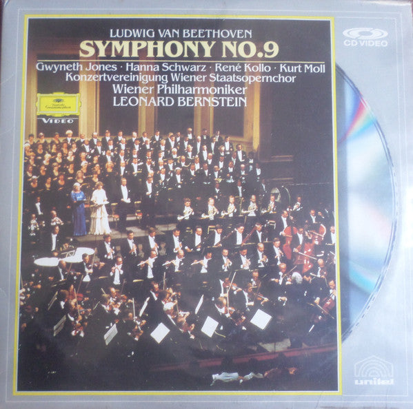 Leonard Bernstein, Wiener Philharmoniker, Ludwig van Beethoven : Symphony No.9 (CDV, 12", RM)