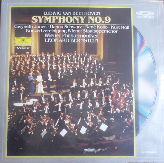 Leonard Bernstein, Wiener Philharmoniker, Ludwig van Beethoven - Symphony No.9 (CDV) (VG) - Endless Media