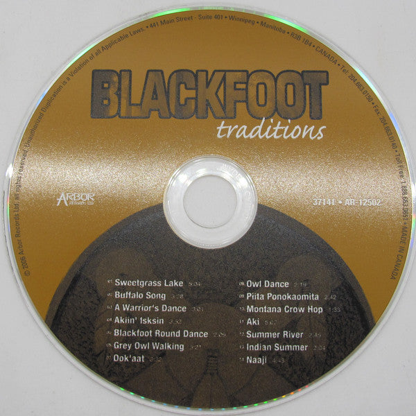 Various - Blackfoot Traditions (CD) (VG) - Endless Media