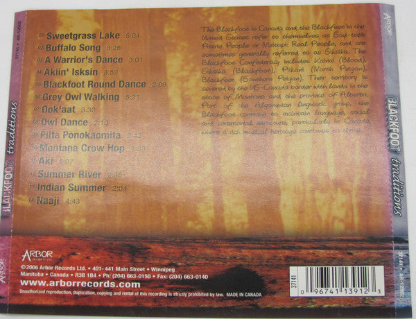 Various - Blackfoot Traditions (CD) (VG) - Endless Media