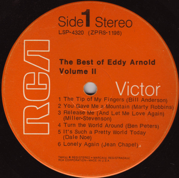 Eddy Arnold - The Best Of Eddy Arnold Volume II (LP) (VG+) - Endless Media