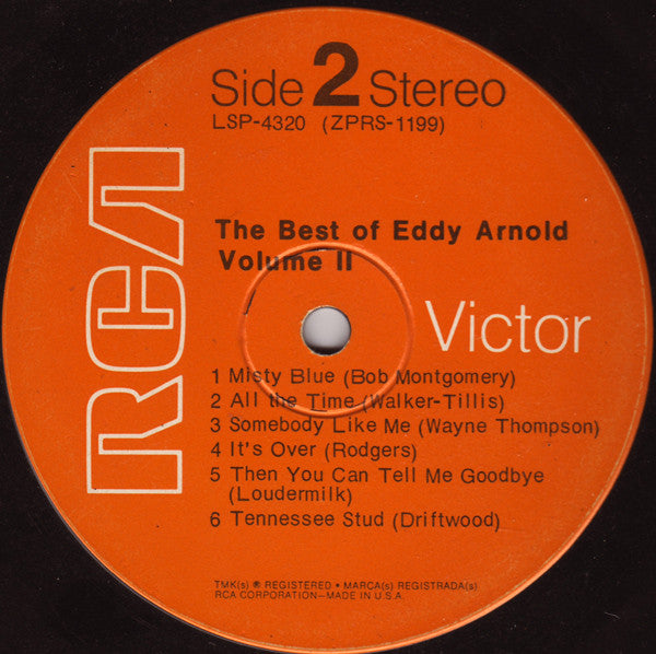 Eddy Arnold - The Best Of Eddy Arnold Volume II (LP) (VG+) - Endless Media