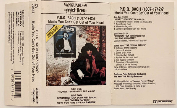 P.D.Q. Bach, The New York Pick-Up Ensemble - Music You Can't Get Out Of Your Head (Cassette) (VG) - Endless Media