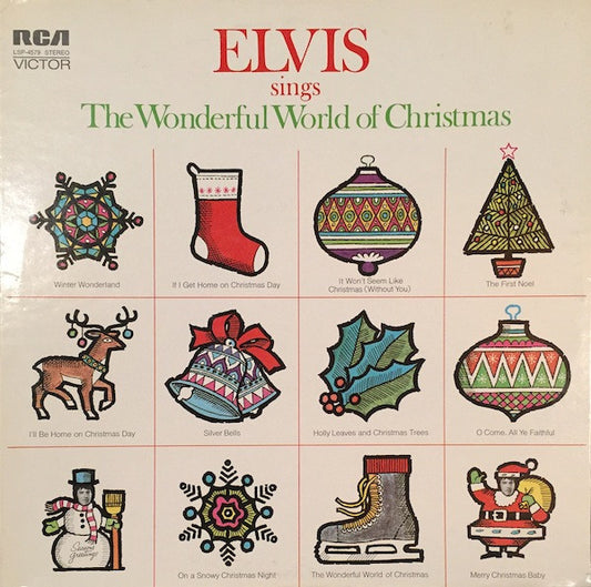 Elvis Presley - Elvis Sings The Wonderful World Of Christmas (LP) (VG) - Endless Media