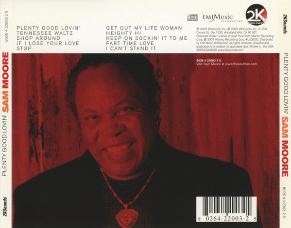 Sam Moore - Plenty Good Lovin' (CD) (M) - Endless Media