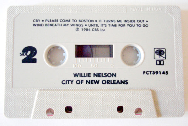 Willie Nelson - City Of New Orleans (Cassette) (VG) - Endless Media