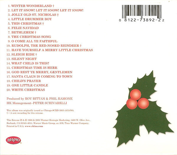 Chicago  - Christmas - What's It Gonna Be, Santa? (CD) (M) - Endless Media