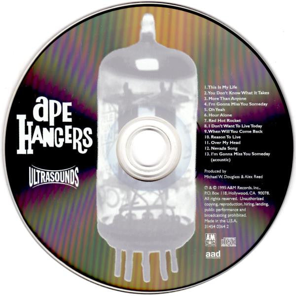 Ape Hangers - Ultrasounds (CD) (NM or M-) - Endless Media