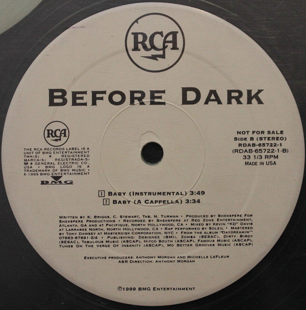 Before Dark - Baby (12") (VG+) - Endless Media