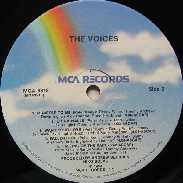 The Voices  - The Voices (LP) (G+) - Endless Media