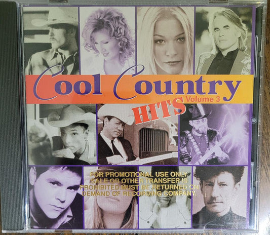Various - Cool Country Hits, Volume 3 (CD) (VG+) - Endless Media