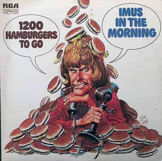 Imus In The Morning - 1200 Hamburgers To Go (LP) (VG+) - Endless Media