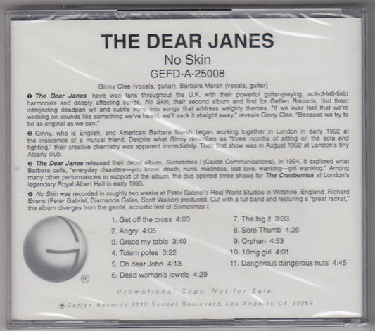 The Dear Janes - No Skin (CD) (NM or M-) - Endless Media
