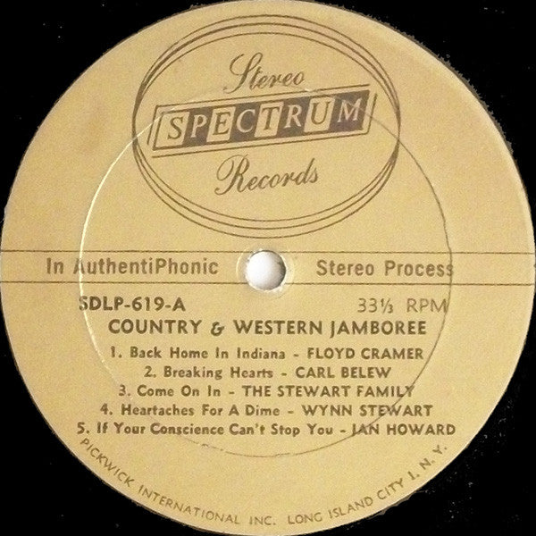 Various - Country & Western Jamboree (LP) (G+) - Endless Media