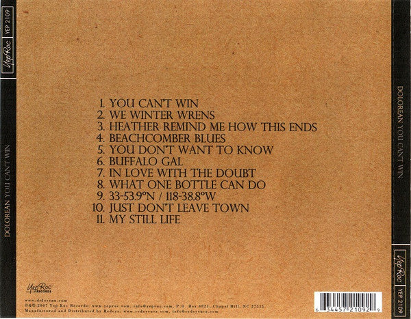 Dolorean - You Can't Win (CD) (NM or M-) - Endless Media