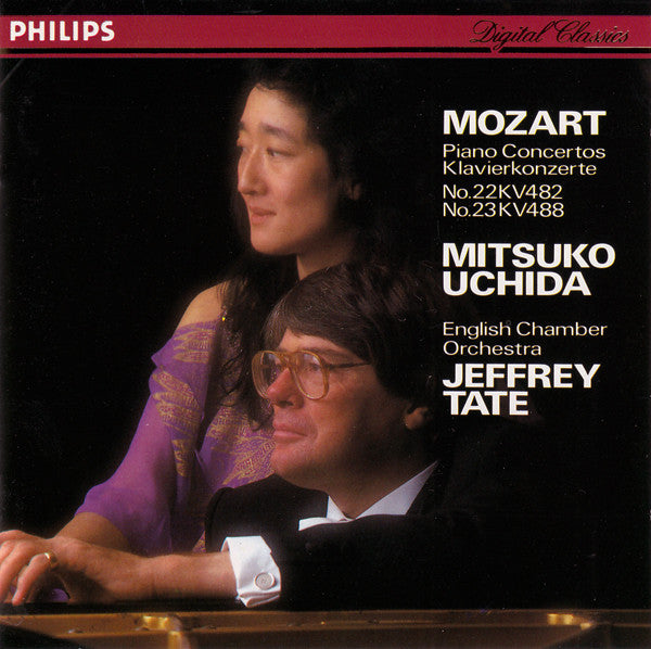 Wolfgang Amadeus Mozart, Mitsuko Uchida, English Chamber Orchestra, Jeffrey Tate - Piano Concertos No.22 KV482, No.23 KV488 (CD) (NM or M-) - Endless Media