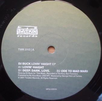 DJ Buck - Lovin Haight EP (12") (G+) - Endless Media