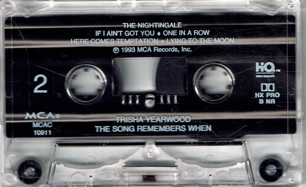 Trisha Yearwood - The Song Remembers When (Cassette) (M) - Endless Media