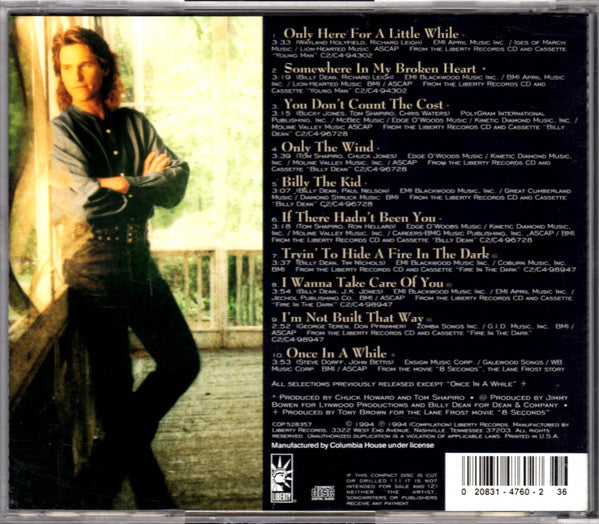 Billy Dean - Greatest Hits (CD) (NM or M-) - Endless Media