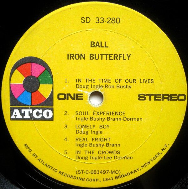 Iron Butterfly - Ball (LP) (G) - Endless Media