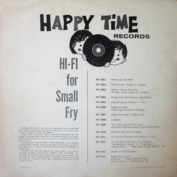 Happy Time Chorus - Mother Goose Favorites (LP) (G) - Endless Media