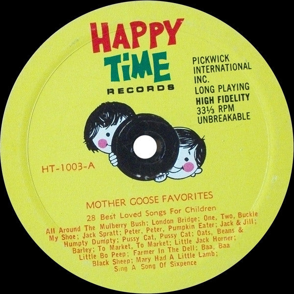 Happy Time Chorus - Mother Goose Favorites (LP) (G) - Endless Media