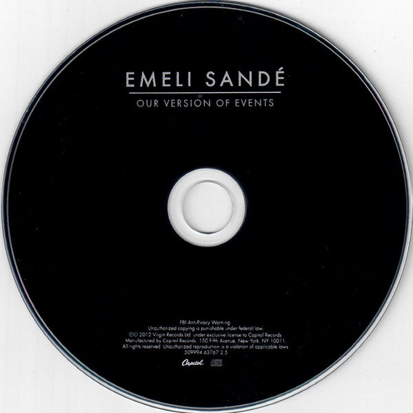 Emeli Sandé - Our Version Of Events (CD) (VG) - Endless Media