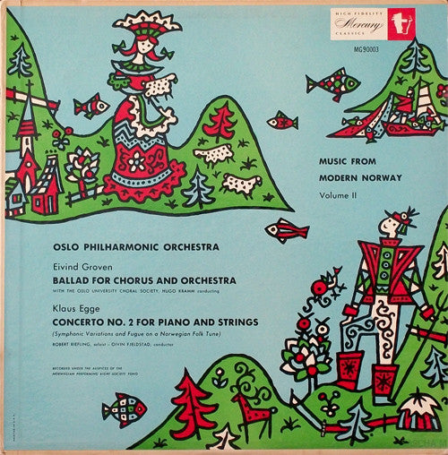 Eivind Groven / Klaus Egge - Music From Modern Norway: Volume II (LP) (VG) - Endless Media