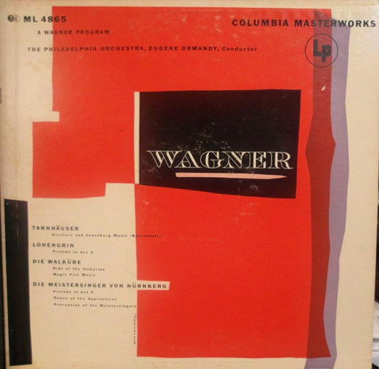 Eugene Ormandy Conducts The Philadelphia Orchestra / Richard Wagner - A Wagner Program (LP) (VG+) - Endless Media