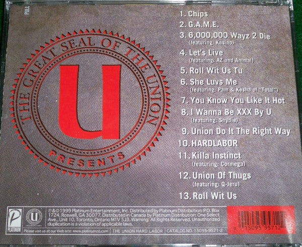 The Union  - Hard Labor (CD) (M) - Endless Media