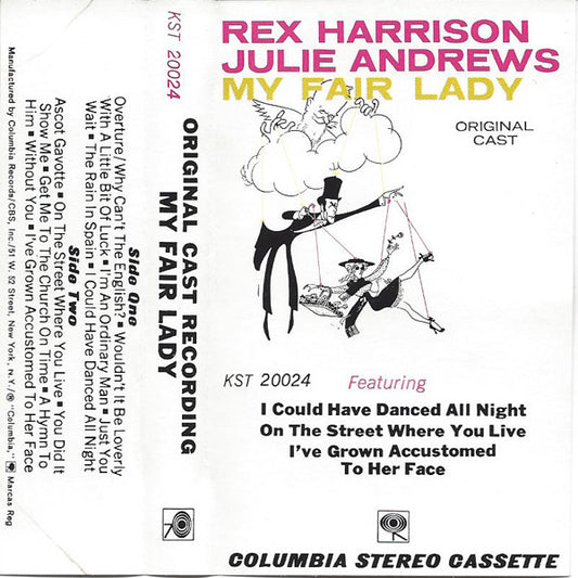 Rex Harrison, Julie Andrews, "My Fair Lady" Original London Cast - My Fair Lady (Cassette) (M) - Endless Media