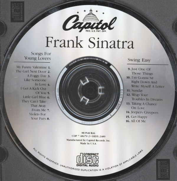 Frank Sinatra - Songs For Young Lovers & Swing Easy (CD) (VG+) - Endless Media