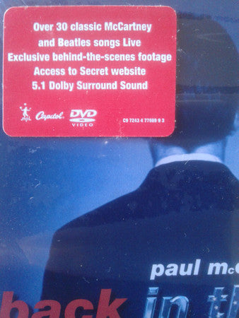 Paul McCartney - Back In The U.S. - Concert Film (DVD) (VG+) - Endless Media