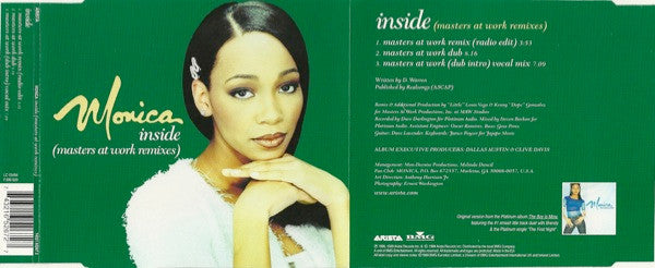 Monica - Inside (Masters At Work Mixes) (CD) (M) - Endless Media