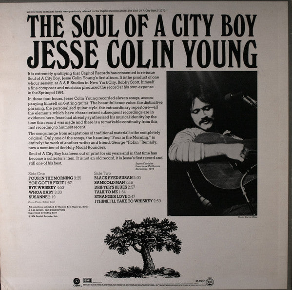 Jesse Colin Young - The Soul Of A City Boy (LP) (G) - Endless Media