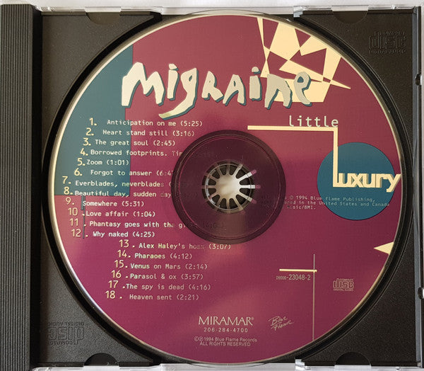 Migraine  - Little Luxury (CD) (M) - Endless Media