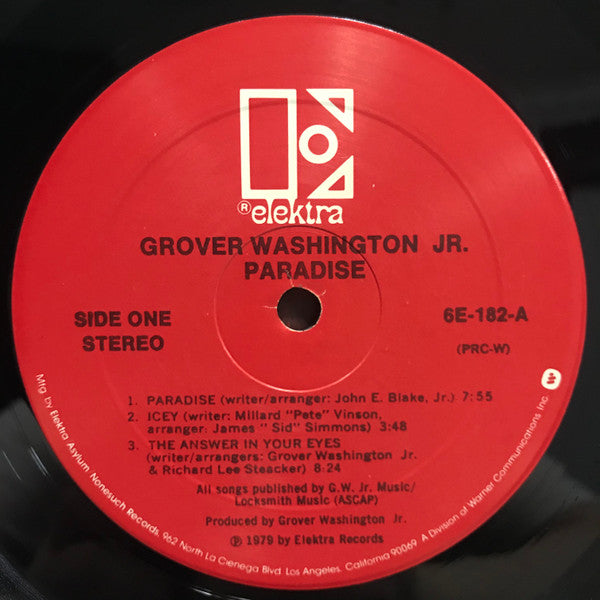 Grover Washington, Jr. - Paradise (LP) (VG) - Endless Media