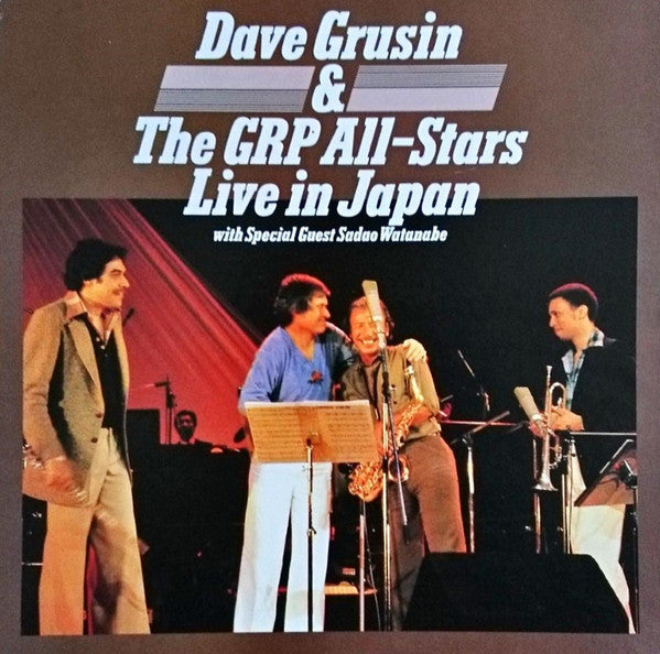 Dave Grusin & The GRP All-Stars With Special Guest Sadao Watanabe - Live In Japan (LP) (VG+) - Endless Media