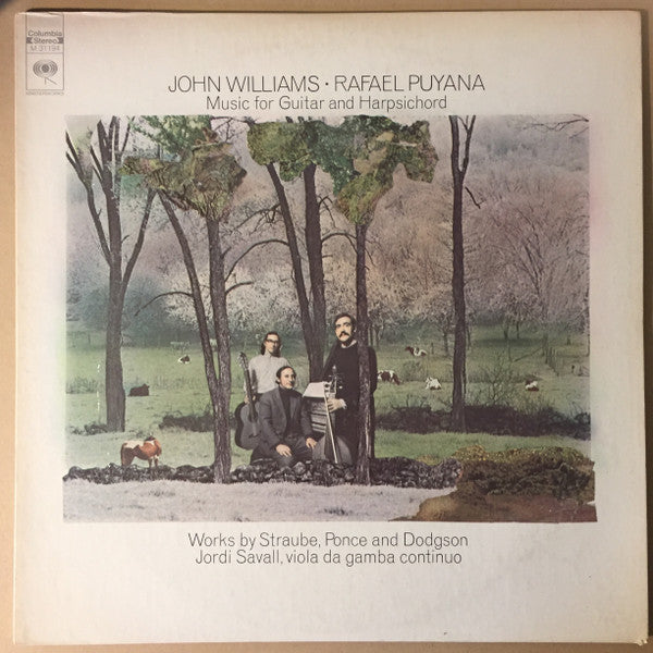 John Williams , Rafael Puyana - Music For Guitar And Harpsichord By Straube, Ponce, And Dodgson (LP) (VG) - Endless Media