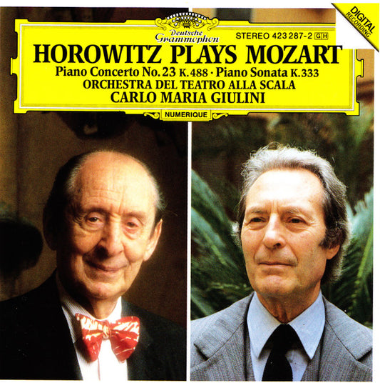 Vladimir Horowitz Plays Wolfgang Amadeus Mozart – Orchestra Del Teatro Alla Scala, Carlo Maria Giulini - Piano Concerto No. 23 K. 488 • Piano Sonata K. 333 (CD) (NM or M-) - Endless Media