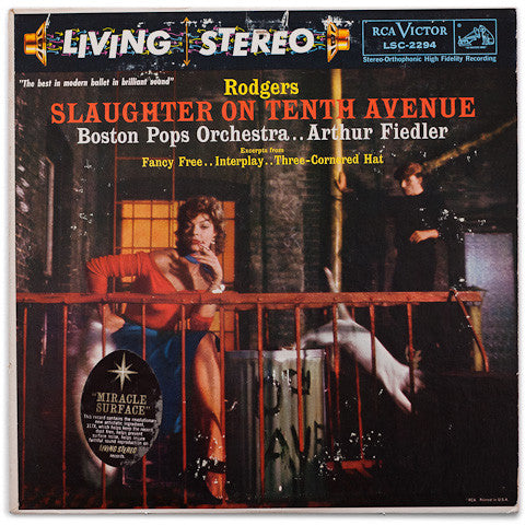 Boston Pops Orchestra .. Arthur Fiedler - Slaughter On Tenth Avenue (LP) (VG+) - Endless Media