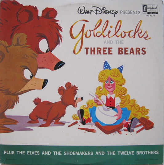 Rica Moore - Walt Disney Presents The Story Of Goldilocks And The Three Bears (LP) (VG+) - Endless Media