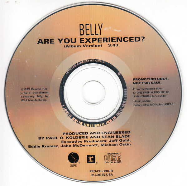 Belly - Are You Experienced? (Album Version) (CD) (NM or M-) - Endless Media