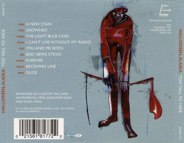 Halloween, Alaska - Too Tall To Hide (CD) (VG+) - Endless Media