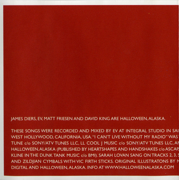 Halloween, Alaska - Too Tall To Hide (CD) (VG+) - Endless Media