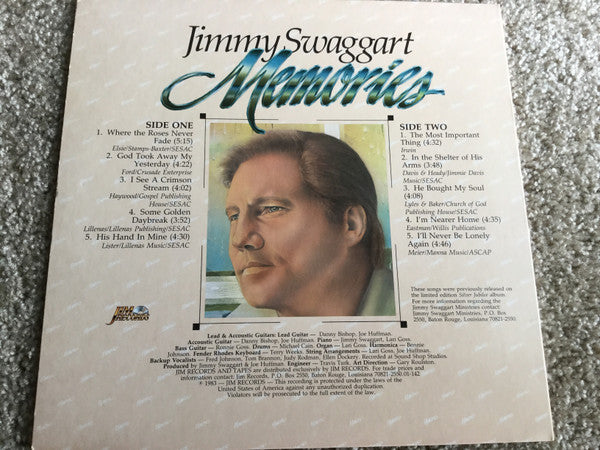 Jimmy Swaggart - Memories (LP) (VG+) - Endless Media