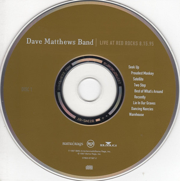 Dave Matthews Band - Live At Red Rocks 8.15.95 (2xCD) (VG+) - Endless Media