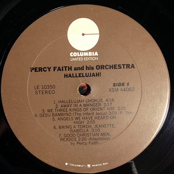 Percy Faith & His Orchestra - Hallelujah! (LP) (M) - Endless Media