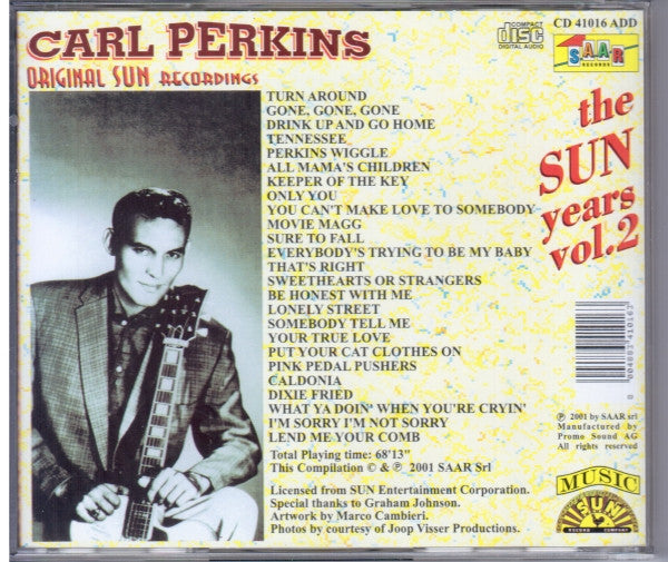 Carl Perkins - The Sun Years Vol. 2 (CD) (VG+) - Endless Media